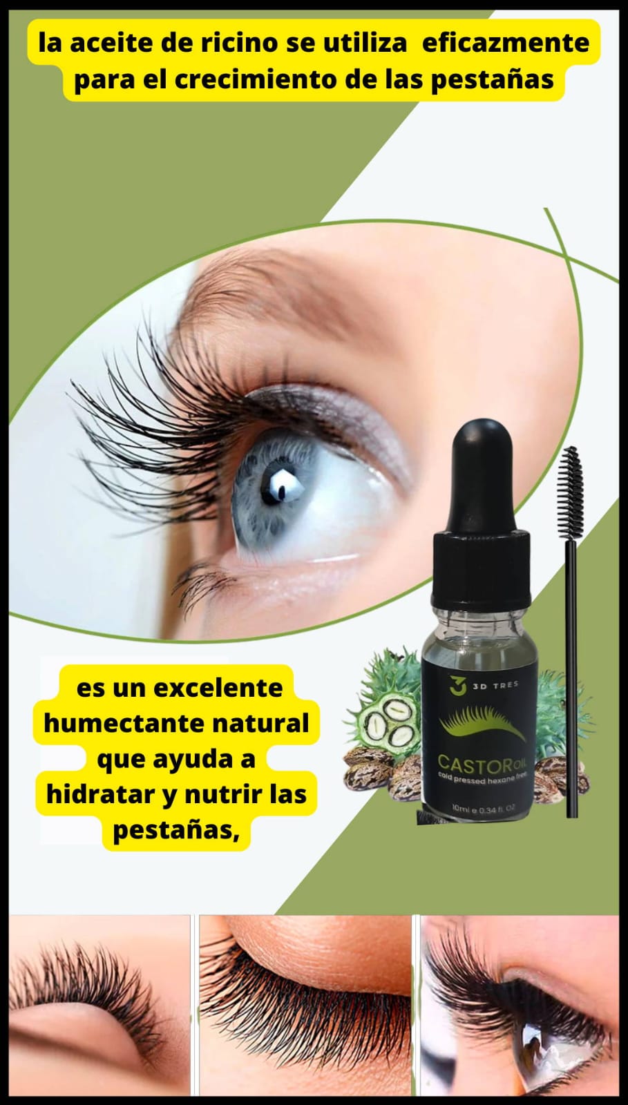 ACEITE 100 % DE PESTAÑAS