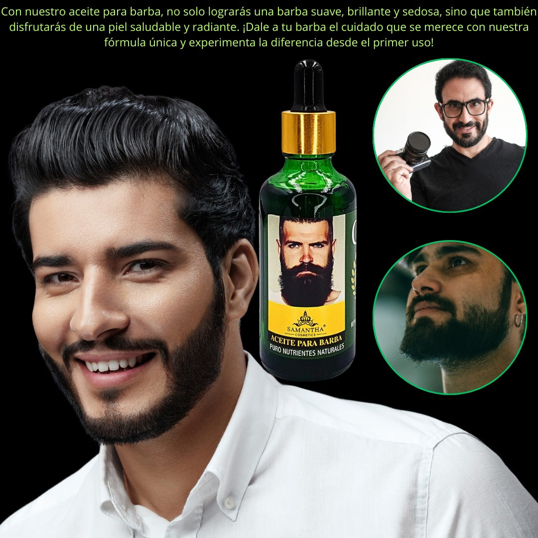 Aceite crece Barba y Cejas