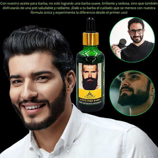 Aceite crece Barba y Cejas