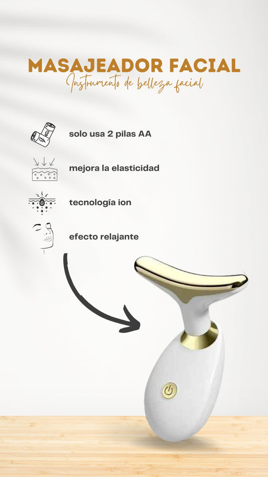 Masajeador Facial Cuello Antiarrugas Mas